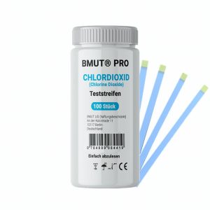 100x Teststreifen Chlordioxid Test Lösung (CDL/CDS) Schnelltest Wasser 0-500 ppm