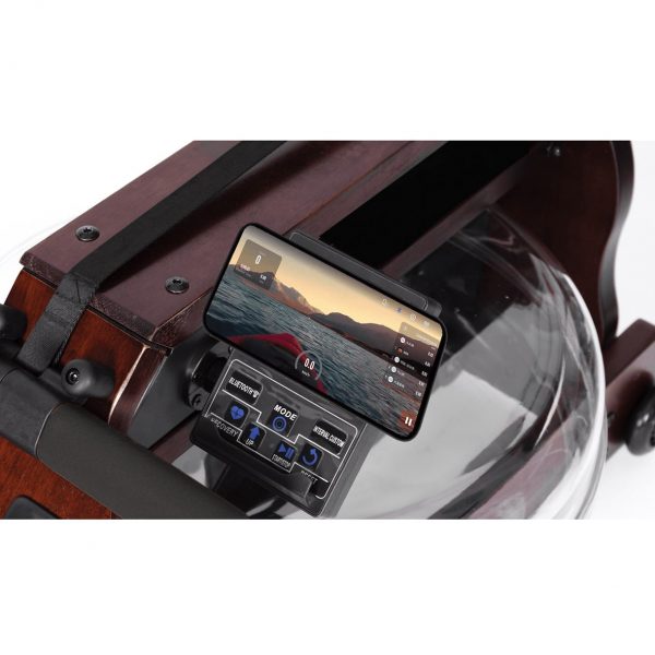 Rudergerät mit Wasserwiderstand aus Echtholz (klappbar) mit eleganten Design und Bluetooth Schnittstelle mit LCD-Display - Image 8