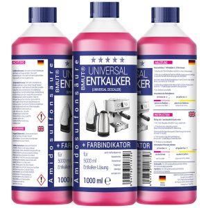 3x1000ml Universal-Entkalker für Kaffeevollautomat, Wasserkocher und Kaffeemaschine - für 8 Entkalkungen je 125ml