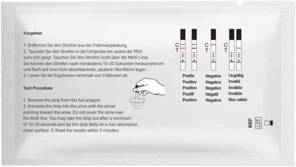 Ovulationstest LH-Test 25miu/ml - optimale Grenze/Sensitivität - Ovulationsteststreifen - Teststreifen für Urin - Image 8