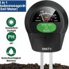 3in1 Bodentester, Boden-Feuchtigkeitsmessgerät, pH-Wert, Licht, ERD-Feuchtigkeitsmesser, Bodenmessgerät für Garten Zimmerpflanzen und Landwirtschaft – Image 4