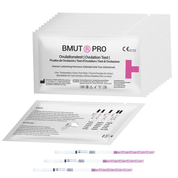 Ovulationstest LH-Test 25miu/ml - optimale Grenze/Sensitivität - Ovulationsteststreifen - Teststreifen für Urin