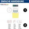 5x 10in1 Multi Drogentest Urintest – 10 Drogenarten – Drogenschnelltest auf THC, Kokain, Amphetamine, Meth, Opiate, Methadon, MDMA, Benzodiazepine, Oxycodon und Butalbital - Image 3