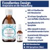 1x 500ml Kolloidales Silber (40 ppm) in Braunglasflasche mit 30ml Spray- Sprühflasche | Silberwasser | Reinstwasser | 100% Kolloidal – Bild 4