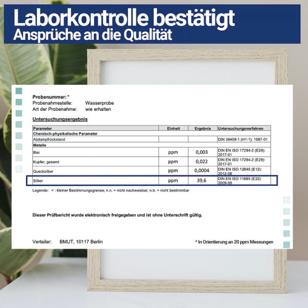 1x 500ml Kolloidales Silber (40 ppm) in Braunglasflasche mit 30ml Spray- Sprühflasche | Silberwasser | Reinstwasser | 100% Kolloidal - Image 6