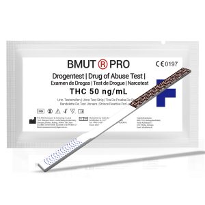 10x THC Drogentest mit 50 ng/mL – Cannabis - Marijuana - Haschisch, THC Urintest, Teststreifen, hohe Sensitivität, Drogenschnelltest (Apothekenqualität)