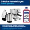 750ml Entkalker Universalentkalker Konzentra für Kaffeevollautomat, Wasserkocher etc. – für 6 Entkalkungen/Anwendungen je 125ml – Image 4