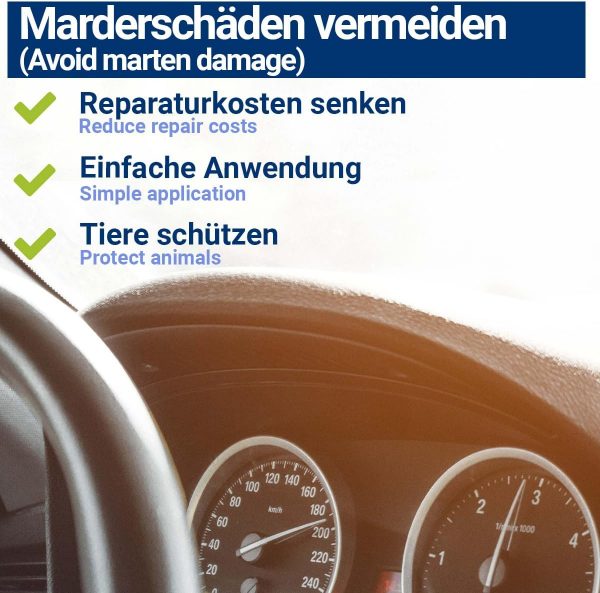 BMUT 500ml Marderspray für Auto, Dachboden & Garage, Sofort & Langfristig, Marderschreck & Marderabwehr - immagine 3