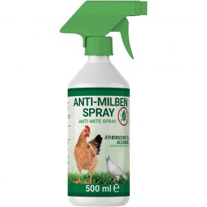 500ml Milbenspray Hühner, Geflügel & Vögel - Sofort & Langfristig gegen Milben & Parasiten, Akut & Vorbeugung