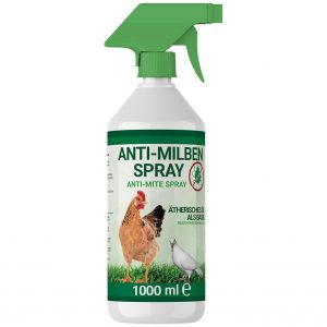 1000ml Milbenspray für Geflügel wie Hühner & Vögel - Sofort & Langfristig gegen Parasiten, bei Akut & Vorbeugung