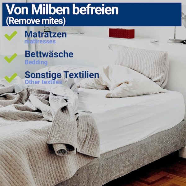 500ml Milbenspray für Matratzen | 100% giftfrei | Bettwäsche | Polster | Textil | Hausstaubmilben Spray | bei Allergie - immagine 3